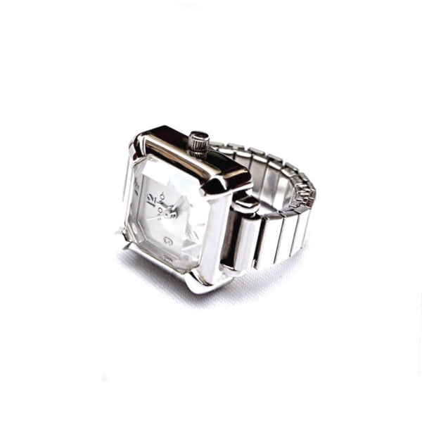 アクセサリー Chandler Ring Watch Rank A Mightlink Alloy Ring Watch Elastic Stainless Steel Band